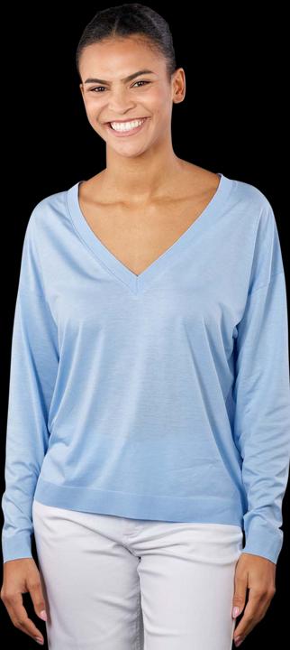 Produktbild Drykorn V-Neck Itaria Pullover Oversized Jersey Blue (XL)