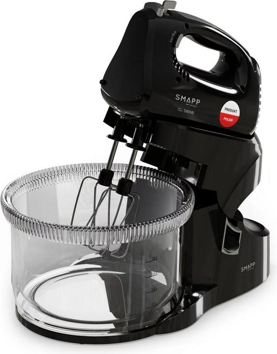 Immagine prodotto Smapp Miscelatore a mano Frullatore con ciotola 451.8 2 ciotole nero (580 W)