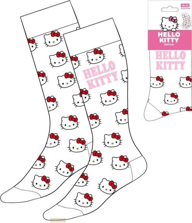 Actual product image Cerdá Sanrio Socken Hello Kitty Face White 36-43 (Single pack, 36 - 43)