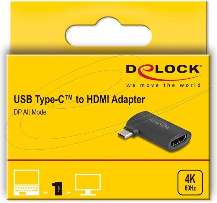 Image du produit Delock USB Type-C Stecker zu HDMI Buchse (DP Alt Mode) Adapt (HDMI, 4.20 cm)