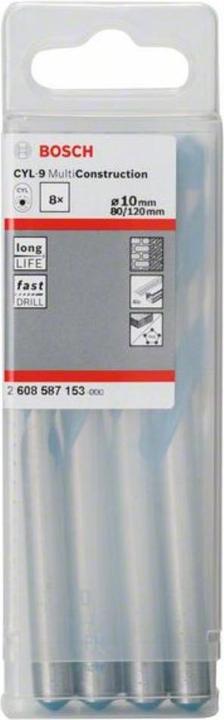 Actual product image Bosch Professional Zubehör Carbide multi-purpose drill 10 (7.2 mm)