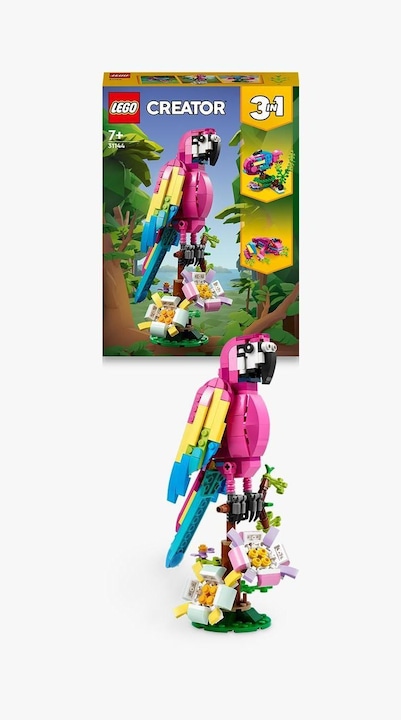 Image du produit LEGO Creator 3-en-1 31144 Le Perroquet Exotique Rose (31144, LEGO Creator 3-in-1)