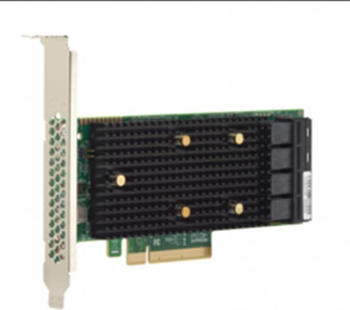 Actual product image Broadcom HBA 9500-16i Tri-Mode