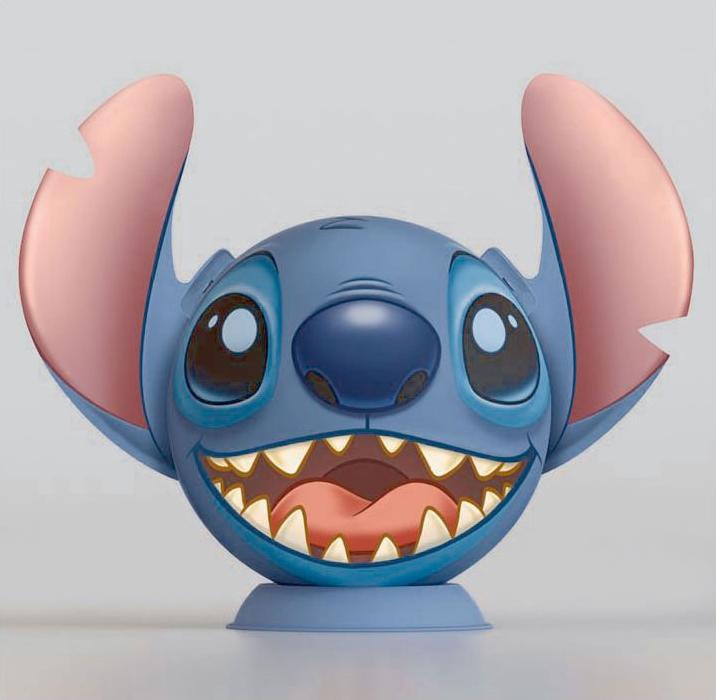 Actual product image Ravensburger Disney Stitch Puzzle Ball with Ears (72 pieces)