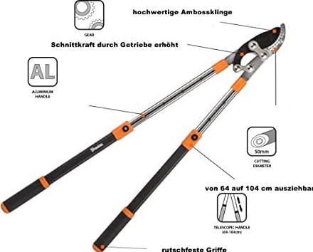 Actual product image Pruning Shears 69-104cm Anvil