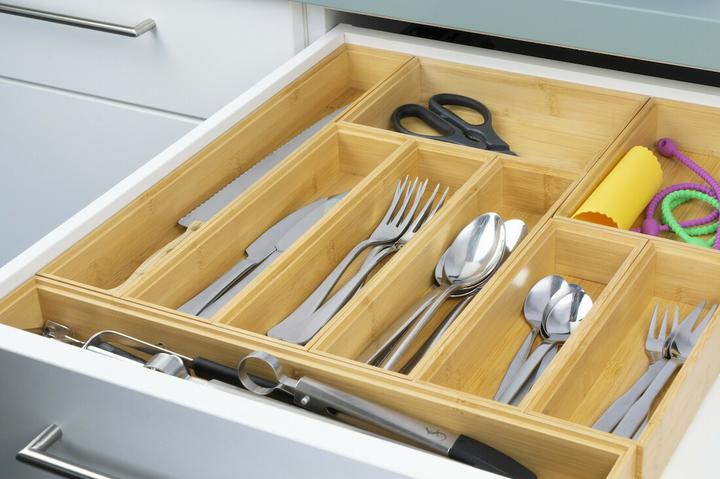 Actual product image Lurch Organizer-system box bamboo 7x7cm