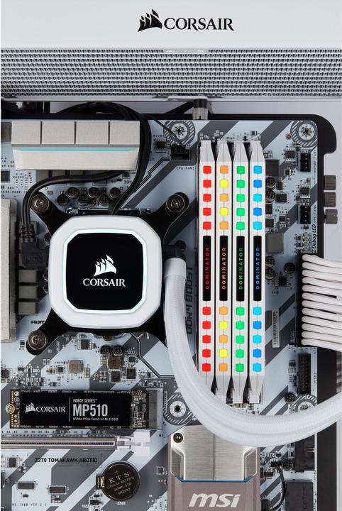 Image du produit Corsair Dominator Platinum RGB (2 x 8GB, 3600 MHz, RAM DDR4, DIMM)