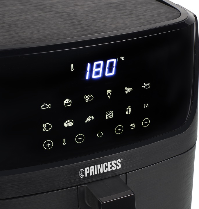 Actual product image Princess Digital Hot Air Fryer 6.5 L with Partition Wall