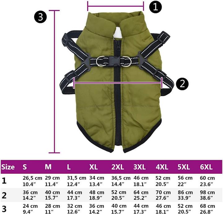 Actual product image vidaXL Dog coat (40, Dog coat)