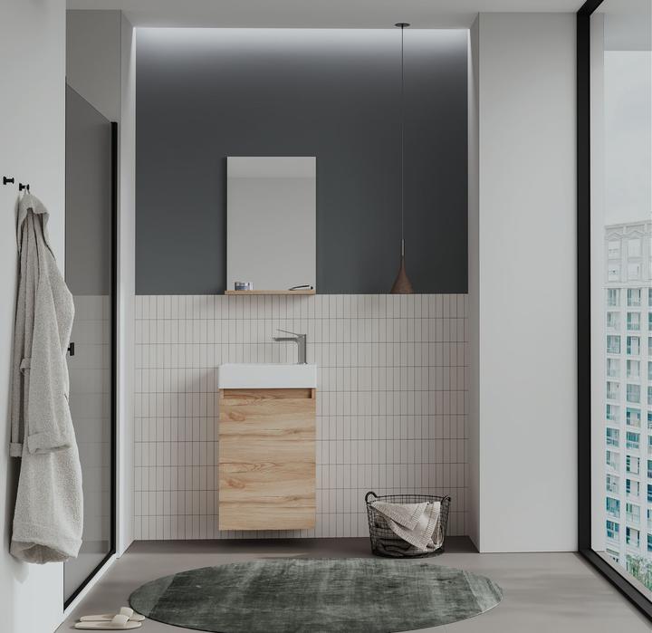 Produktbild Homitis Conza 45 Bathroom Cabinet With Sink & Mirror Set (2 Pieces)