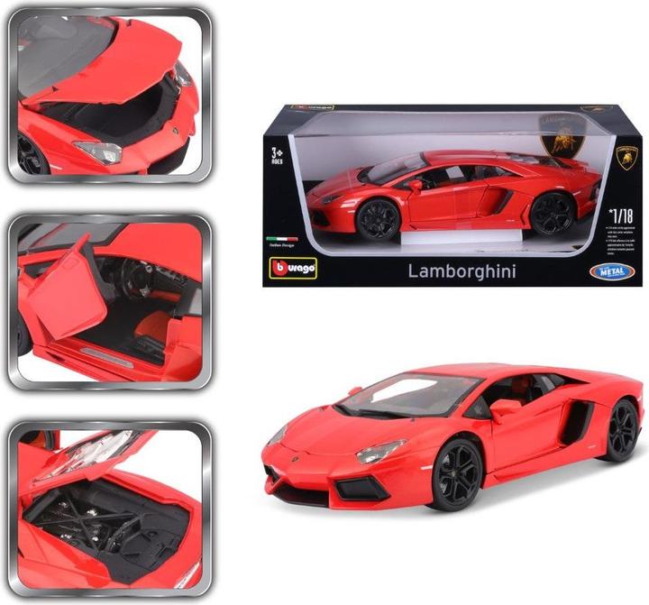 Actual product image Bburago Lamborghini Aventador