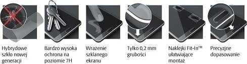 Actual product image 3MK FlexibleGlass screen protector, display film (1 Piece, Galaxy Tab S6 Lite)