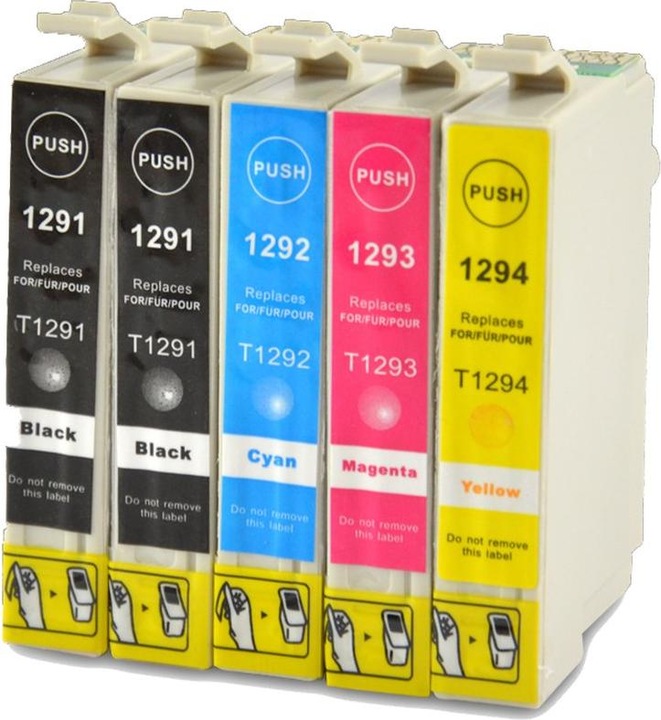 Produktbild Hermex Alternative Tintenpatrone zu Epson T1295 (M, BK, C, Y)