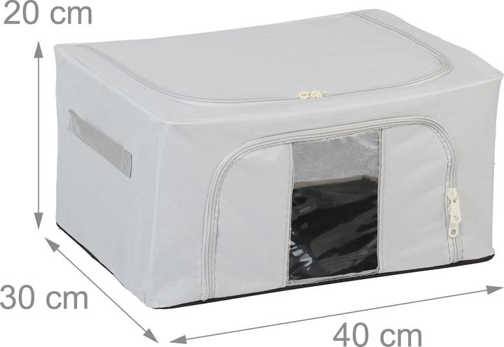 Actual product image Relaxdays 2x storage bag (40 x 30 x 20 cm, 24 l)