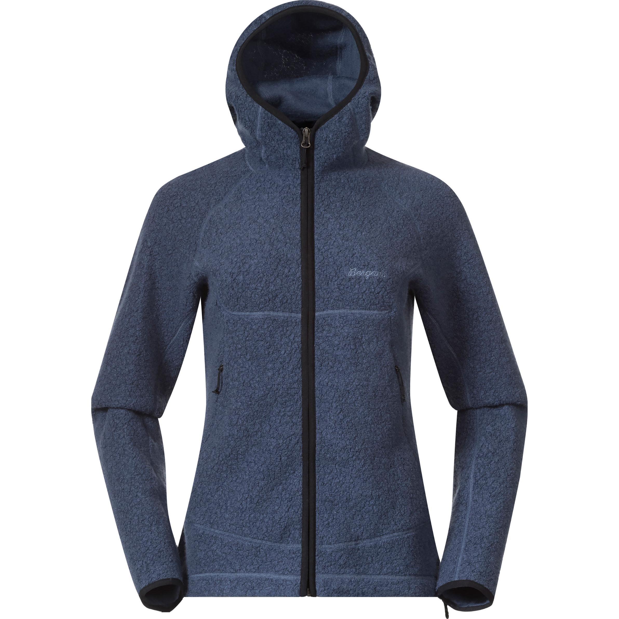 Bergans, Damen, Jacke, Vaagaa Merino Terry Hoodie Women (XS), Blau, XS