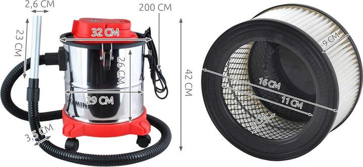 Produktbild Kaminer Elektrischer Kaminsauger (Aschesauger)