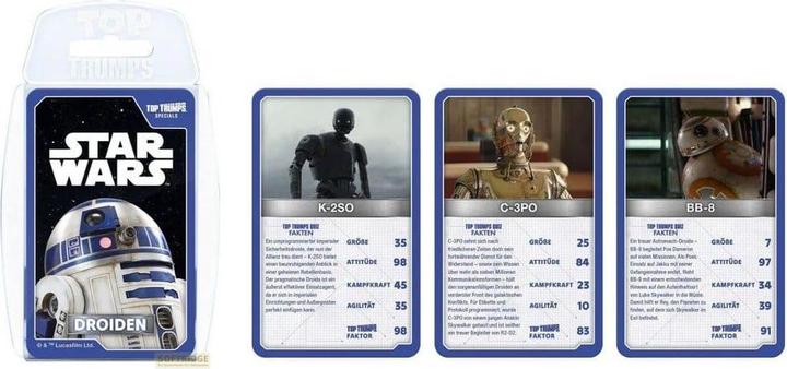 Produktbild Winning Moves Star Wars Kartenspiel Top Trumps Droids *Deutsche Version* (Deutsch)