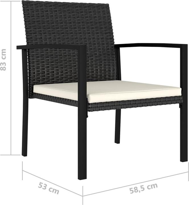 Produktbild vidaXL Garten-Essstühle 4 Stk.