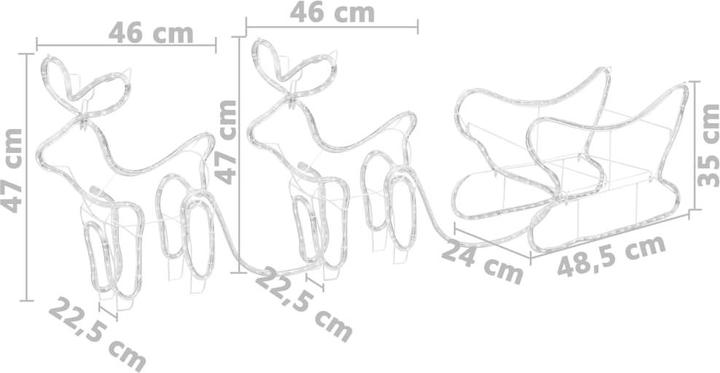 Image du produit vidaXL Weihnachtsdekoration