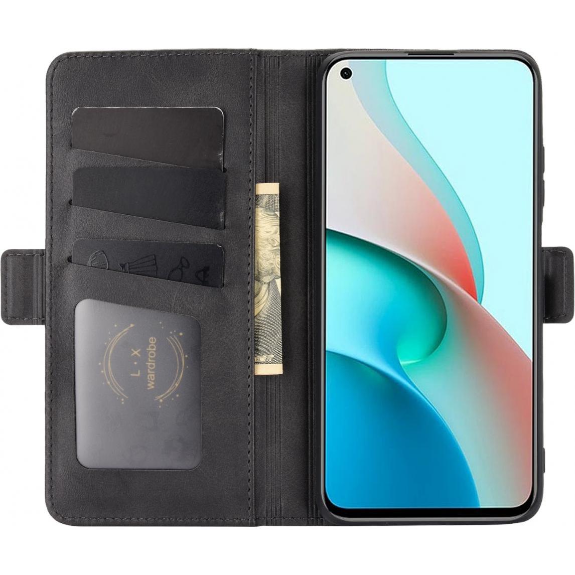 Screenguard Xiaomi Redmi Note 9T CardLounge Lederhülle (Xiaomi Redmi Note 9T), Smartphone Hülle, Schwarz