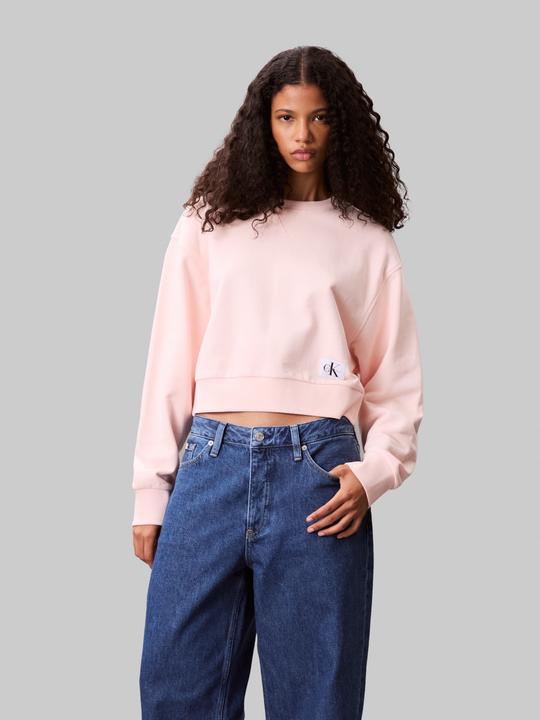 Produktbild Calvin Klein Logo-Aufnäher Crop-Sweatshirt (XXS)