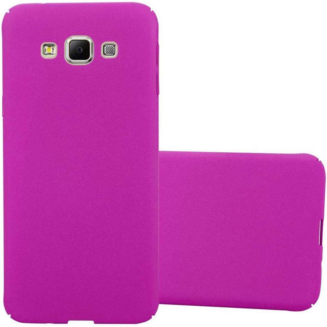 Cadorabo Hard Cover Frosty Cover (Samsung Galaxy A7), Smartphone Hülle, Pink