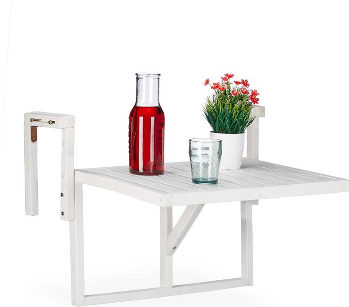 Relaxdays Balkonklapptisch (70 cm)