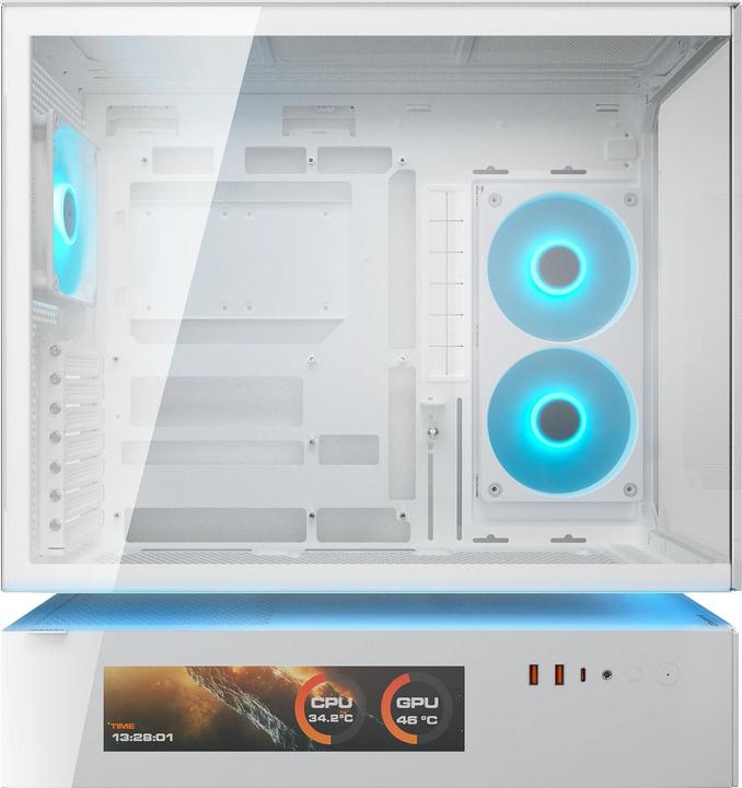 Immagine prodotto Cougar ATX Semi-Tower Gehäuse CFV235 Vision White Weiss (ATX, mATX, Mini-ITX)