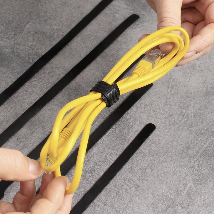 Produktbild Quadrios 23CA188 Klettkabelbinder zum Bündeln Haft- und Flauschteil (L x B) 350 (Klettkabelbinder, 350 mm, 10 Stk.)