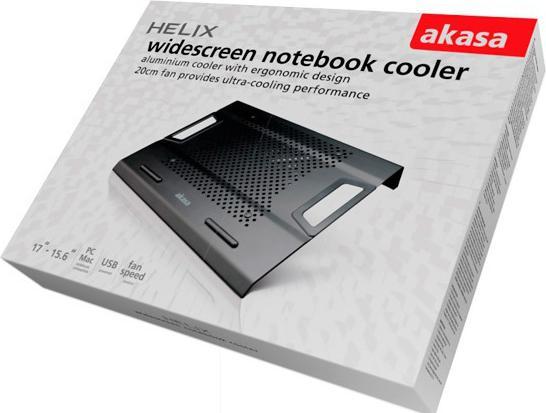 Actual product image Akasa Helix Widescreen Notebook Cooler
