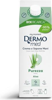 Dermomed Eco-Refill Handseifencreme Flüssig Reinheit mit Hyaluronsäure 900ml Aloe Vera (Flüssigseife, 900 ml)