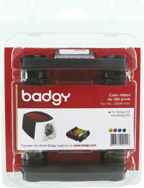 Produktbild Evolis Farbband für 100 Prints (6 cm, Schwarz)