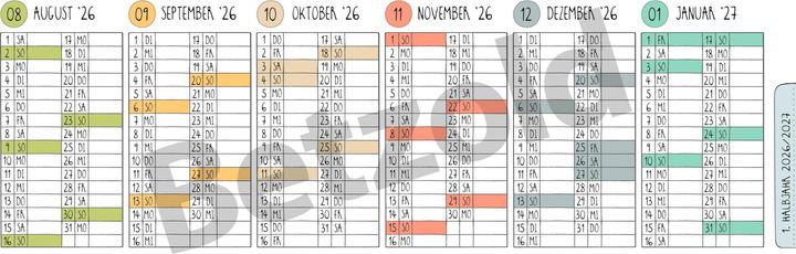 Actual product image Betzold KITA-Tischkalender