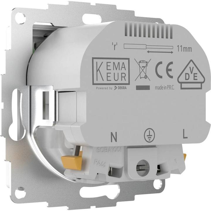 Actual product image 2USB 2U-449535 Socket outlet with earthing contact and USB charging output, increased contact