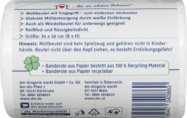 Image du produit dm Profissimo Sacs poubelle (85 x, 5 l)