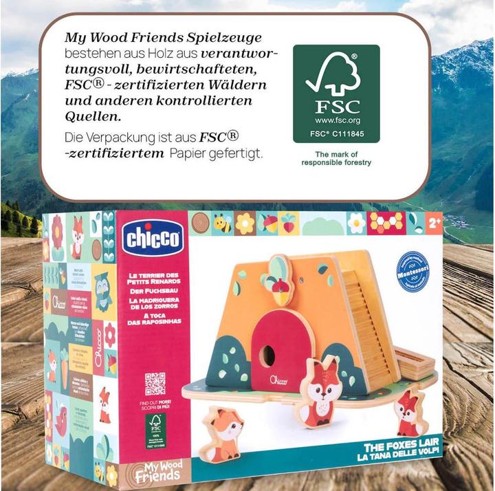 Immagine prodotto Chicco My Wood Friends - Foxes' Lair