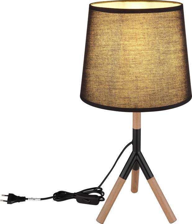 Actual product image Globo Table lamp Tl black matt 1xE27 (E27)