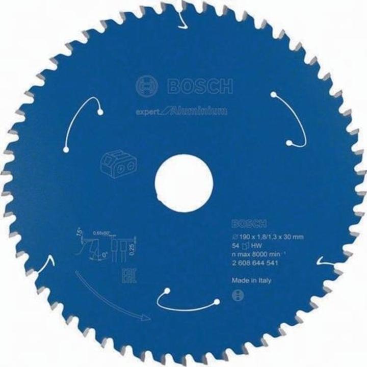 Productafbeelding DeWalt EXPERT Aluminium Kreissägeblatt, 190x30 mm, T54