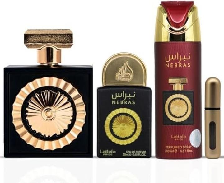 Actual product image Lattafa Perfumes Lattafa Pride Nebras Giftset 3 Piece (Perfume set)