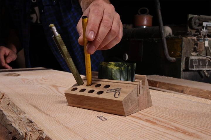 Produktbild Troika HOLZWEG PEN STAND Schreibtisch Organizer, Eichenholz