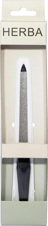 Actual product image Herba Sapphire shaped nail file rounded
