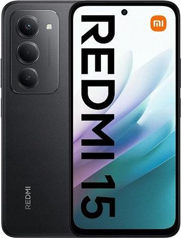 Produktbild Xiaomi Redmi 15 4G (256 GB, Midnight Black, 6.90", Hybrid Dual SIM, 4G)