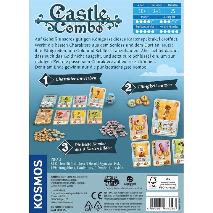 Actual product image Kosmos Castle Combo (German)