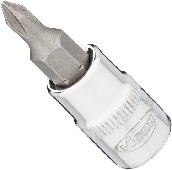Actual product image Vigor SCREWDRIVER BIT 1/4" PH0