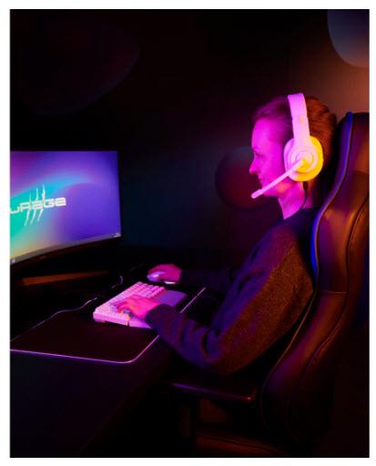 Produktbild Urage Gaming-Headset SoundZ 100 V2, Weiss (Kabelgebunden)