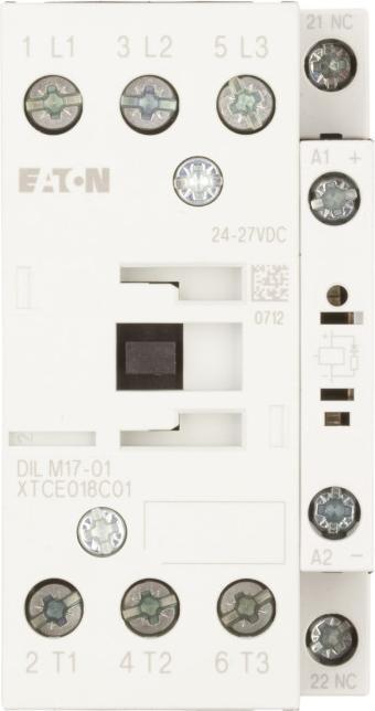 Produktbild Eaton DILM-Schütz,7,5kW,24V,3polig,3 Öffner