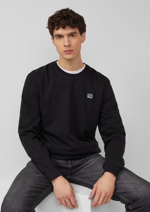 Produktbild s.Oliver Sweatshirt Weiches Sweatshirt aus Baumwollmix mit Crew Neck (L, M)
