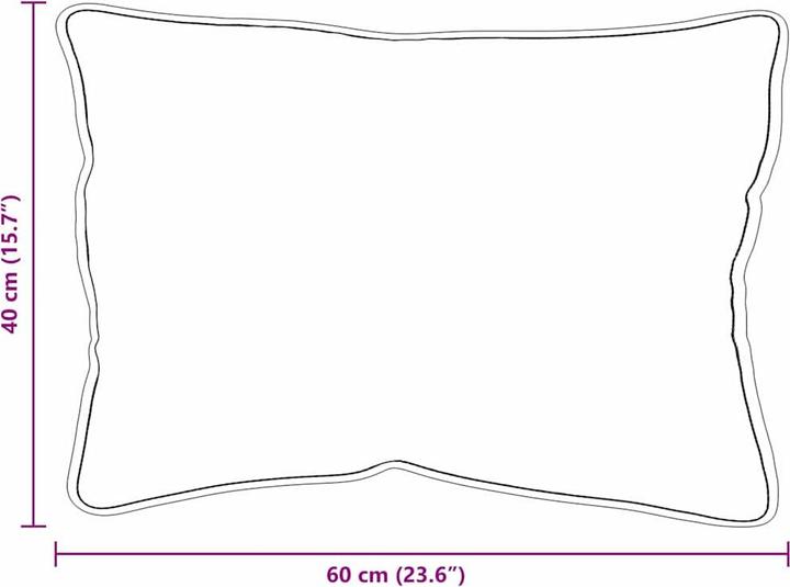 Produktbild vidaXL Kopfkissen (40 x 60 cm)