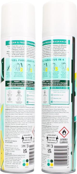 Immagine prodotto Batiste Originale (200 ml, Shampoo secco)