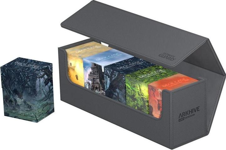 Image du produit Ultimate Guard Boîte à cartes XenoSkin Arkhive Monocolor 400+ Gris